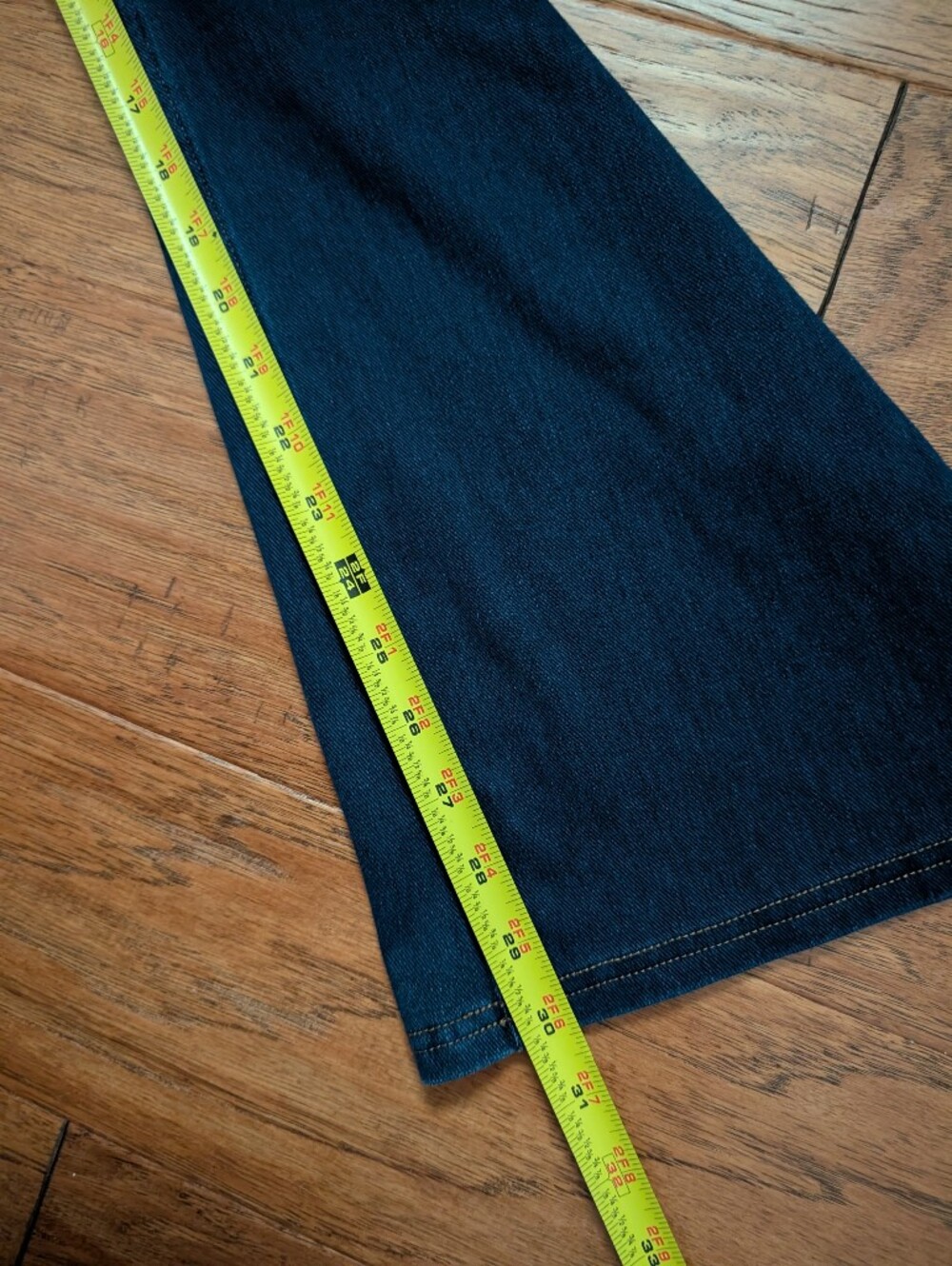 Halara Women's Dark Blue Flare Jeans Size XL - Picture 7 of 8